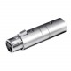 Conector Adaptador XLR 3 Pinos Fêmea/Macho Amphenol AC3F3MW
