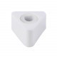 Canopla para microfone triangular branca Artika AK 088 W