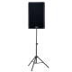 Caixa Acústica Ativa PA 2000W RMS QSC K10.2 com Pedestal