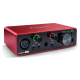 Interface de áudio usb 4i4 Out 3º Geração Focusrite SCARLETT4I4